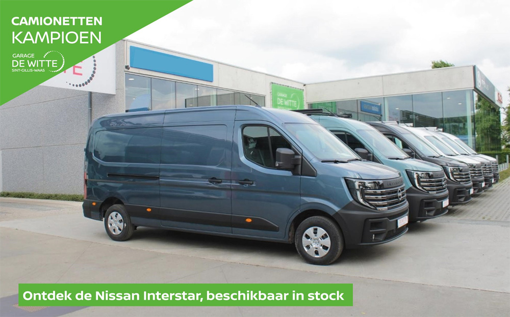 Nissan interstar camionette bij Garage De Witte
