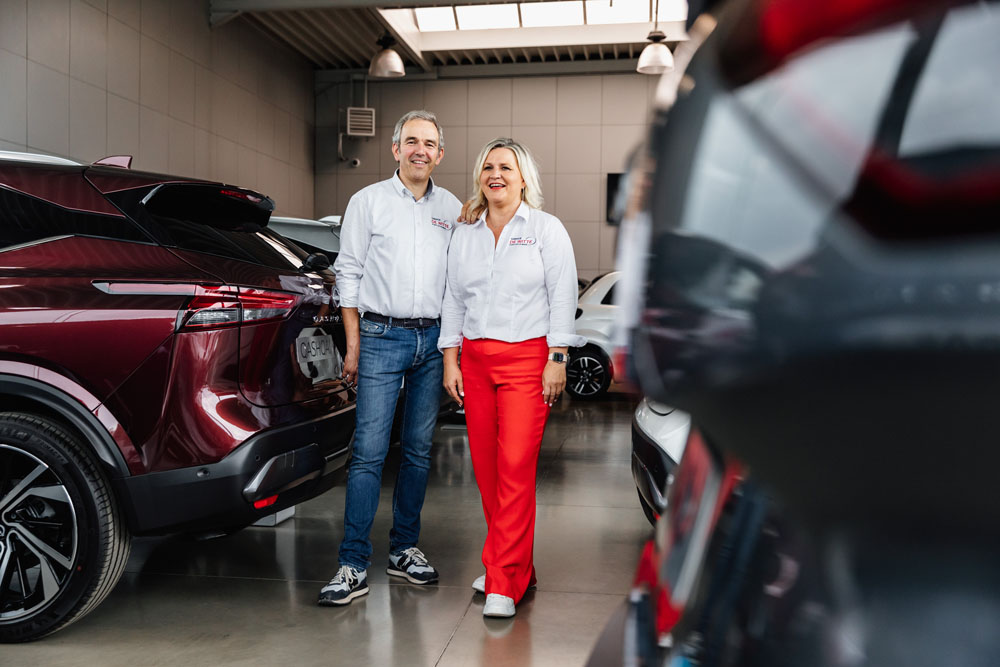 garage de witte, da's Nissan, Maxus, isuzu en Ligier in het Waasland