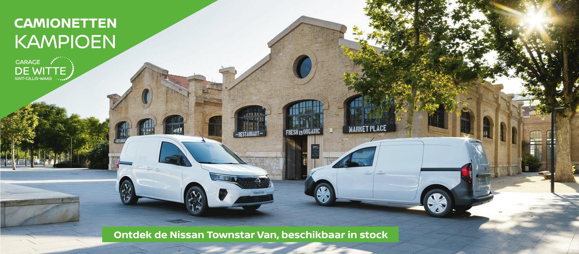 Nissan townstar camionette  bij Garage De Witte